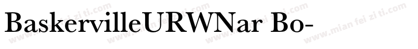 BaskervilleURWNar Bo字体转换